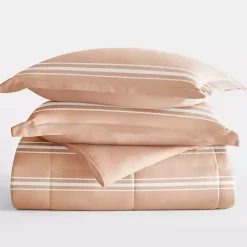 Online Kirklands Home Rose Striped Reversible 3-pc. King Comforter Set Pink