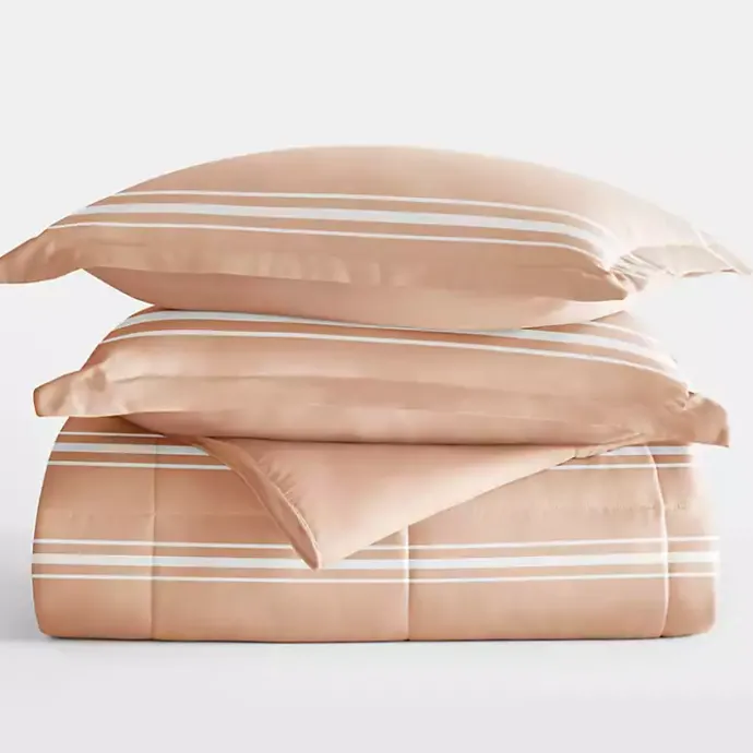 Hot Kirklands Home Rose Striped Reversible 2-pc. Twin Comforter Set Pink