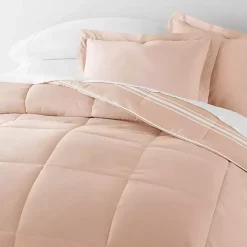 Hot Kirklands Home Rose Striped Reversible 2-pc. Twin Comforter Set Pink