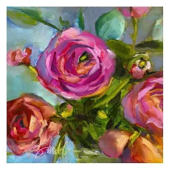 Kirklands Home Roses Still Life III Canvas Art Print