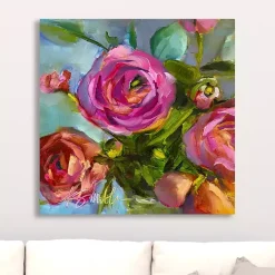Kirklands Home Roses Still Life III Canvas Art Print