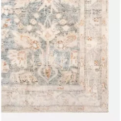 Sale Kirklands Home Rosette Denim Area Rug, 5x7