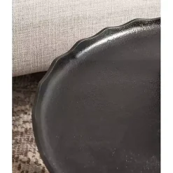 New Kirklands Home Round Alessia Coffee Table Black