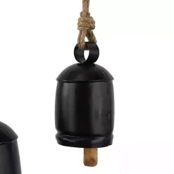 Online Kirklands Home Round Iron Hanging Bells, Set of 3 Black