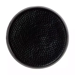 Best Kirklands Home Round Metal Layla Accent Table Black