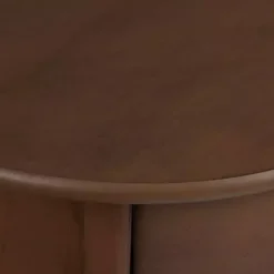 Clearance Kirklands Home Round Beckly Accent Table Brown