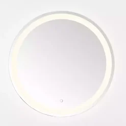 Outlet Kirklands Home Round Caspar LED Wall Mirror
