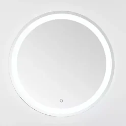 Outlet Kirklands Home Round Caspar LED Wall Mirror