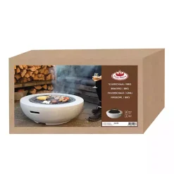 Clearance Kirklands Home Round Fire Bowl and Spark Screen Set