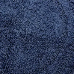 Discount Kirklands Home Round French Crochet Bath Mat, 28 in. Blue