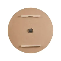 Online Kirklands Home Round Gray and Natural Wooden Wall Clock