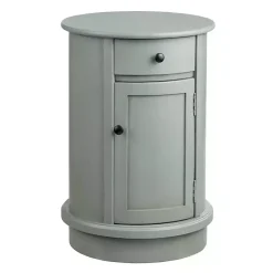 Clearance Kirklands Home Round Beckly Accent Table Gray