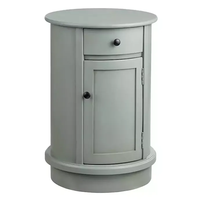 Clearance Kirklands Home Round Beckly Accent Table Gray