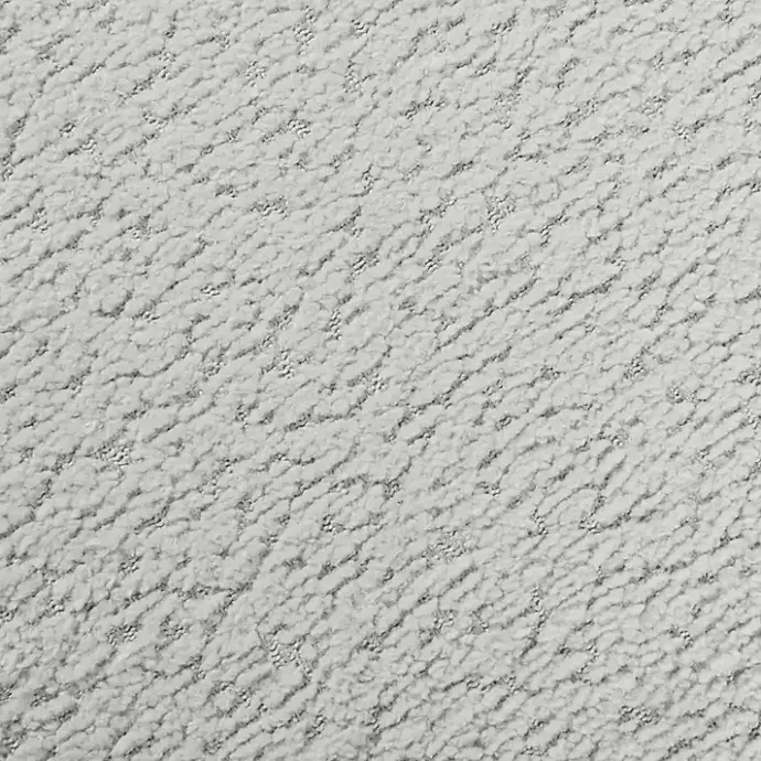 Outlet Kirklands Home Round Upholstered Ottoman Gray