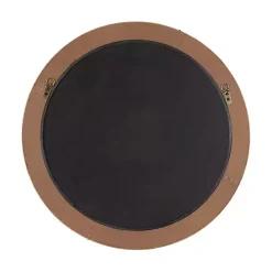 Sale Kirklands Home Round Natural Woven Water Hyacinth Wall Mirror