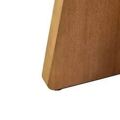 Outlet Kirklands Home Round Pecan Wood Kenny Dining Table Brown