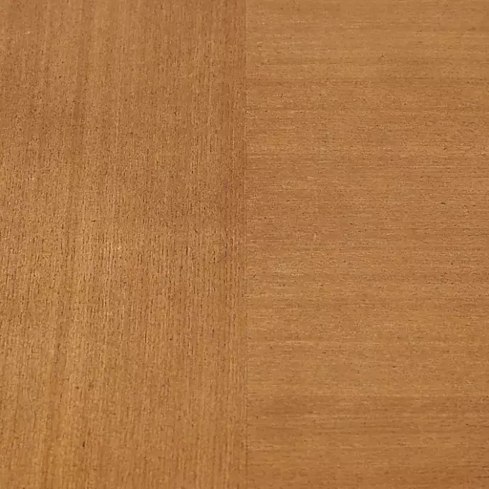 Outlet Kirklands Home Round Pecan Wood Kenny Dining Table Brown