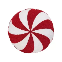 Online Kirklands Home Round Peppermint Candy Pillow
