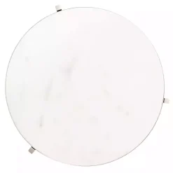 Best Kirklands Home Round Aguilar Accent Table Silver