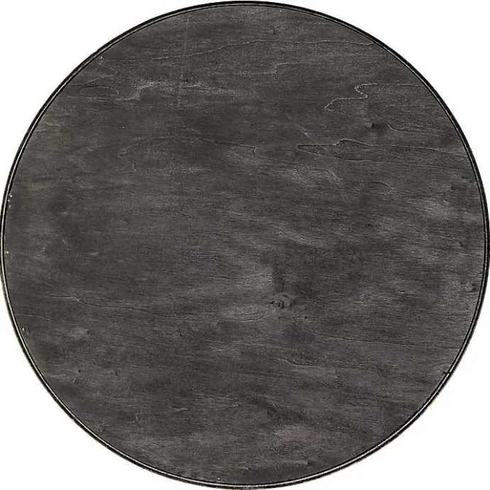 Online Kirklands Home Round Spooky Season Wood Tray Black