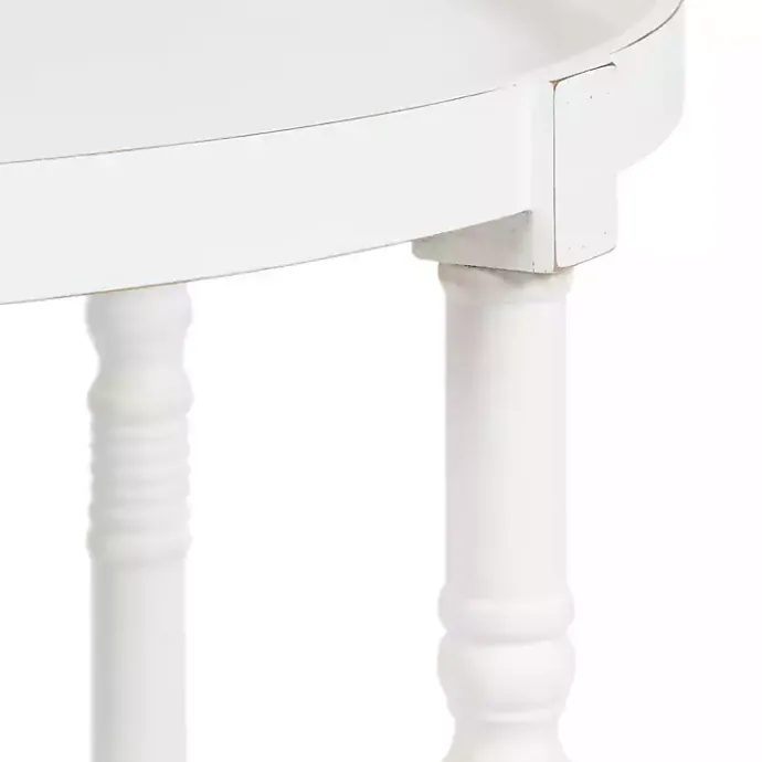 Best Kirklands Home Round Bellport Coffee Table White