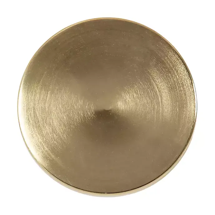 Sale Kirklands Home Round Zia Metal Accent Table Gold