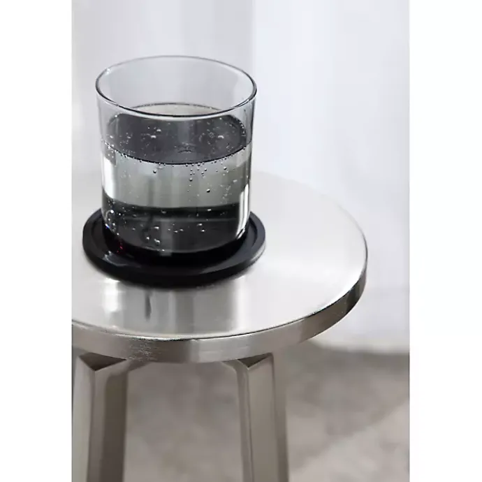 Sale Kirklands Home Round Zia Metal Accent Table Silver