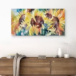 Outlet Kirklands Home Row of Sun Light Canvas Art Print Multi