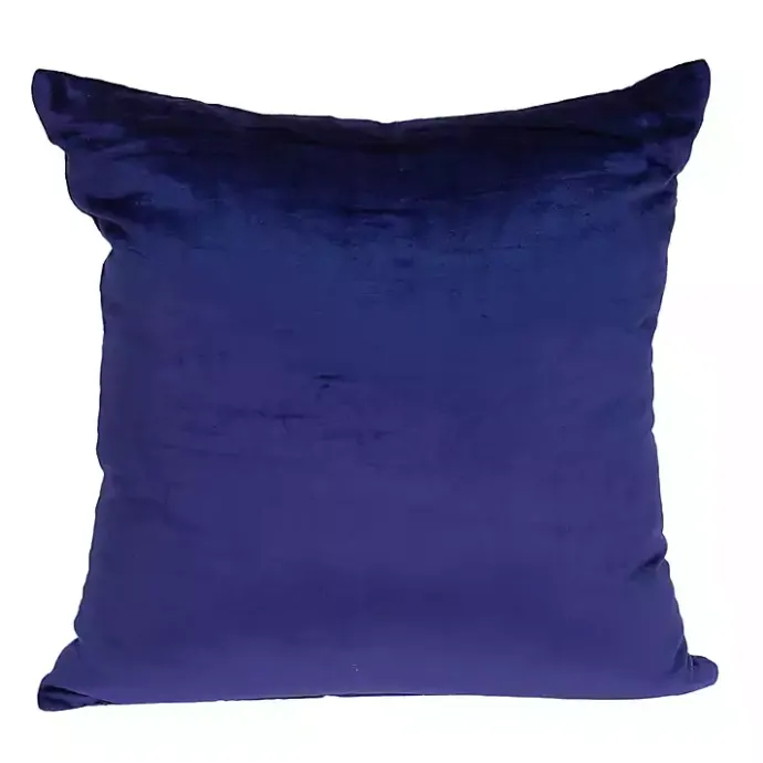 Sale Kirklands Home Royal Velvet Pillow Blue