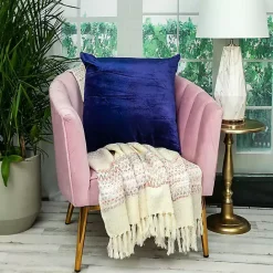 Sale Kirklands Home Royal Velvet Pillow Blue