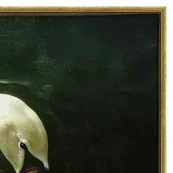 Best Kirklands Home Royal Swan Framed Canvas Art Print