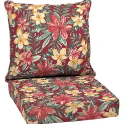 Clearance Kirklands Home Ruby Tropical 2-pc. Outdoor Deep Seat Cushion