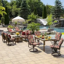 Clearance Kirklands Home Ruby Tropical 2-pc. Outdoor Deep Seat Cushion