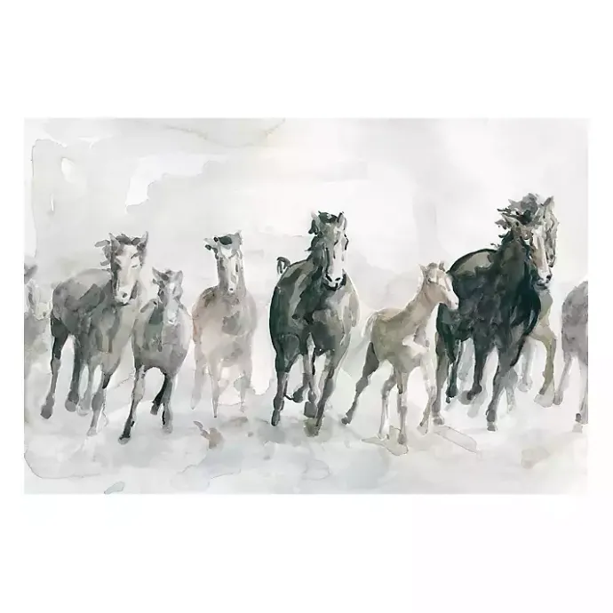 New Kirklands Home Running Wild Giclee Canvas Art Print