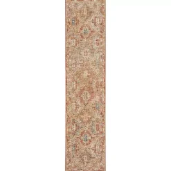 Best Kirklands Home Rust Distressed Multi Medallion Runner, 2x10