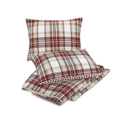 Online Kirklands Home Rust Plaid Camden King 3-pc. Quilt Set