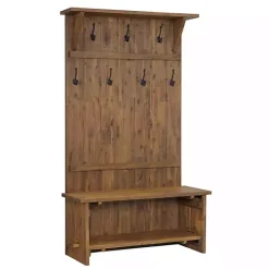 Online Kirklands Home Rustic Acacia Wood Hall Tree