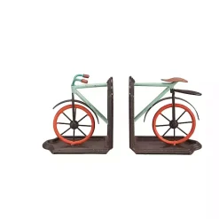 Online Kirklands Home Rustic Bicycle Bookends, Set of 2