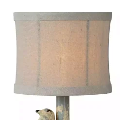 Sale Kirklands Home Rustic June Bird Mini Table Lamps, Set of 2 Blue