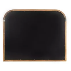 Best Kirklands Home Rustic Brown Wide Arch Wall Mirror