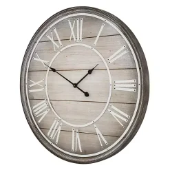 Outlet Kirklands Home Rustic Charm Wood Wall Clock
