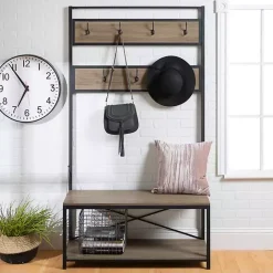 Kirklands Home Rustic Driftwood Hall Tree