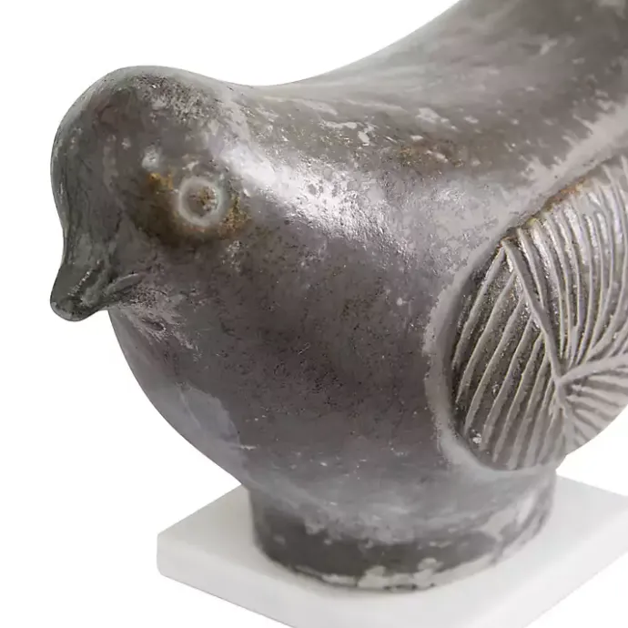 Discount Kirklands Home Rustic Etched Birds 2-pc. Figurine Set