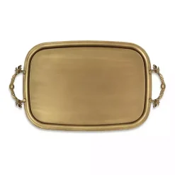 Online Kirklands Home Rustic Metal Decorative Tray Gold