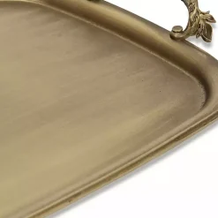 Online Kirklands Home Rustic Metal Decorative Tray Gold