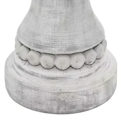 Hot Kirklands Home Rustic Gray Carved 3-pc. Candle Holder Set