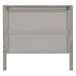 Kirklands Home Rustic Gray Pine Panel Twin Bed Frame