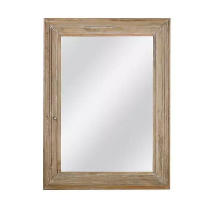 Best Kirklands Home Rustic Mango Wood Mirror