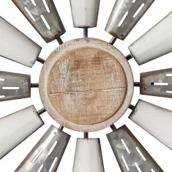 Hot Kirklands Home Rustic Metal Windmill Wall Plaque