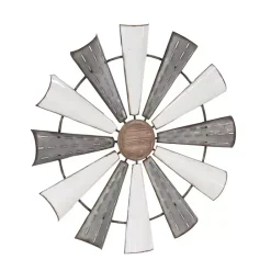 Hot Kirklands Home Rustic Metal Windmill Wall Plaque